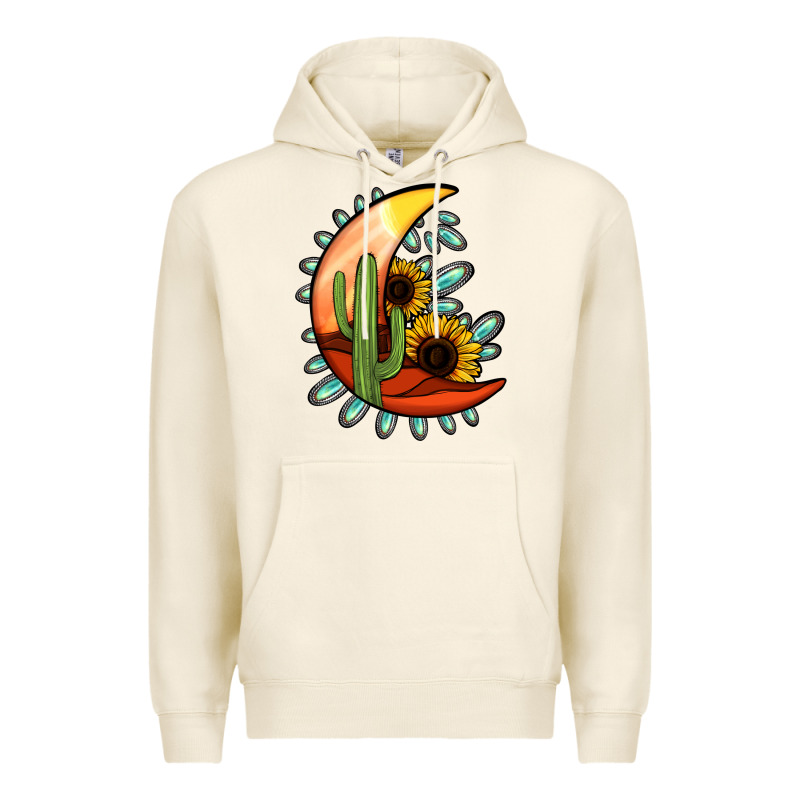 Desert Moon Premium Hoodie by Jasminsmagicworld | Teevron