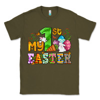Army Green Easter Day My first Easter with eggs and rabbits Classic Tee - OliviaCreatesArt