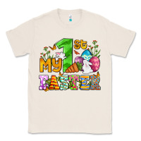 Natural Easter Day My first Easter with eggs and rabbits Classic Tee - OliviaCreatesArt