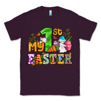 Plum Easter Day My first Easter with eggs and rabbits Classic Tee - OliviaCreatesArt