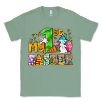 Sage Easter Day My first Easter with eggs and rabbits Classic Tee - OliviaCreatesArt
