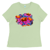 Matcha halloween pumpkin patch  4 Ladies Tee - BundleAndBundleShop