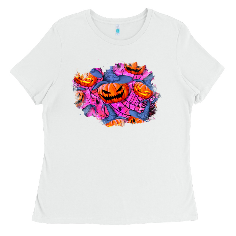 Halloween Pumpkin Patch  4 Ladies Tee by BundleAndBundleShop | Teevron