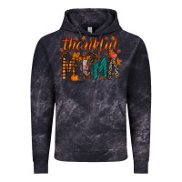 Cloud Black thankful mama cow Vintage Hoodie - RacoonDesign