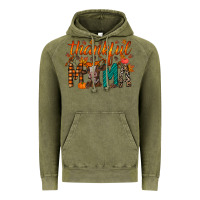 Vintage Olive thankful mama cow Vintage Hoodie - RacoonDesign