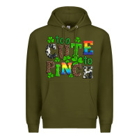 Army Green st patricks too cute to pinch Premium Hoodie - Artiststas