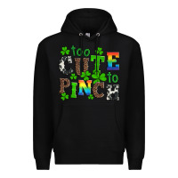 Black st patricks too cute to pinch Premium Hoodie - Artiststas