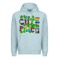 Blue Mist st patricks too cute to pinch Premium Hoodie - Artiststas