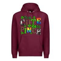 Burgundy st patricks too cute to pinch Premium Hoodie - Artiststas