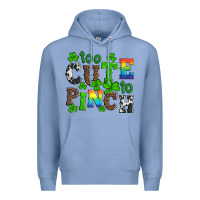 Colony Blue st patricks too cute to pinch Premium Hoodie - Artiststas