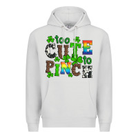 Dove Grey st patricks too cute to pinch Premium Hoodie - Artiststas
