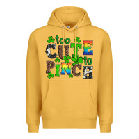 Mustard st patricks too cute to pinch Premium Hoodie - Artiststas