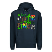 Navy st patricks too cute to pinch Premium Hoodie - Artiststas