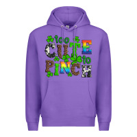 Purple st patricks too cute to pinch Premium Hoodie - Artiststas