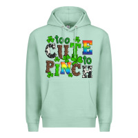 Seafoam st patricks too cute to pinch Premium Hoodie - Artiststas