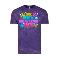 Cloud Purple one mental break dowm later Vintage Tee - CowhideDigitalArt