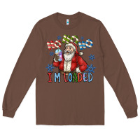 Chestnut ho ho ho im loaded Long Sleeve Tee - CowhideDigitalArt