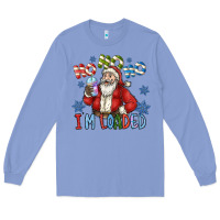 Colony Blue ho ho ho im loaded Long Sleeve Tee - CowhideDigitalArt