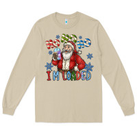 Mushroom ho ho ho im loaded Long Sleeve Tee - CowhideDigitalArt