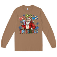 Toasted Coconut ho ho ho im loaded Long Sleeve Tee - CowhideDigitalArt