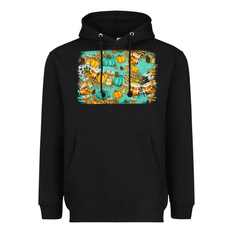 Western Fall Vibes Background Heavyweight Hoodie by Jasminsmagicworld | Teevron