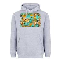 Heather Grey western fall vibes background Heavyweight Hoodie - Jasminsmagicworld