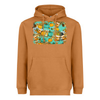 Meerkat western fall vibes background Heavyweight Hoodie - Jasminsmagicworld