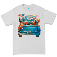 Dove Grey Customize USA truck Premium Tee - FaDigitalArtStudio