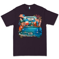 Plum Customize USA truck Premium Tee - FaDigitalArtStudio