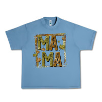 Pebble Blue mama fall Urban Heavy Tee - CowhideDigitalArt