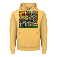 Vintage Mustard Western Cute Hampshire Sheep Family Vintage Hoodie - LillyAllenDesigns