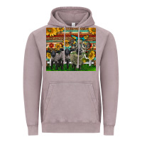 Western Cute Hampshire Sheep Family Vintage Hoodie | Teevron