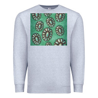 Heather Grey turquoise gemstone glitter Premium Sweatshirt - Jasminsmagicworld