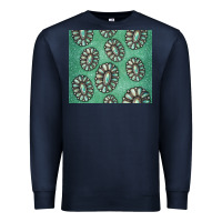 Navy turquoise gemstone glitter Premium Sweatshirt - Jasminsmagicworld