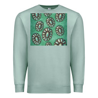 Seafoam turquoise gemstone glitter Premium Sweatshirt - Jasminsmagicworld