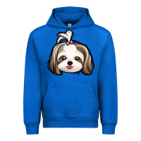 Cobalt shih tzu Urban Hoodie - Jasminsmagicworld