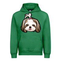 Emerald shih tzu Urban Hoodie - Jasminsmagicworld