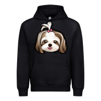 Forest Green shih tzu Urban Hoodie - Jasminsmagicworld
