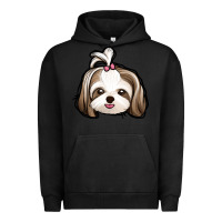 Pigment Black shih tzu Urban Hoodie - Jasminsmagicworld