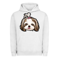 Pigment Lunar Rock shih tzu Urban Hoodie - Jasminsmagicworld
