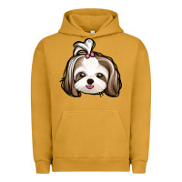 Pigment Peanut Butter shih tzu Urban Hoodie - Jasminsmagicworld
