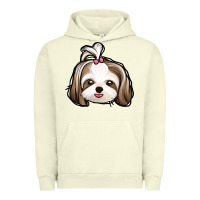 Pigment Pistachio shih tzu Urban Hoodie - Jasminsmagicworld