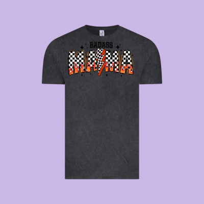 Baddas Mama Vintage Tee Designed By Cowhidedigitalart