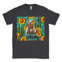Smoke mama bear with sunflowers and cactus Classic Tee - Artiststas