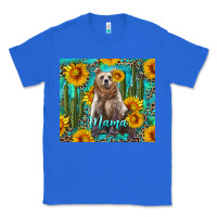 True Royal mama bear with sunflowers and cactus Classic Tee - Artiststas