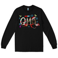 Black christmas nurse qma Long Sleeve Tee - CowhideDigitalArt