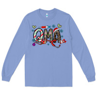 Colony Blue christmas nurse qma Long Sleeve Tee - CowhideDigitalArt
