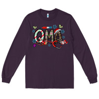 Plum christmas nurse qma Long Sleeve Tee - CowhideDigitalArt