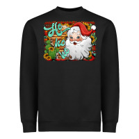 Black ho ho ho santa claus Heavyweight Sweatshirt - Jasminsmagicworld