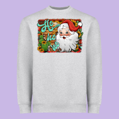 Ho Ho Ho Santa Claus Heavyweight Sweatshirt Designed By Jasminsmagicworld